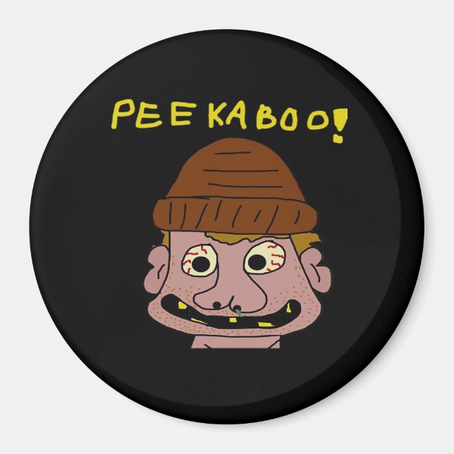 Imán Peekabo Weird Man (Frente)