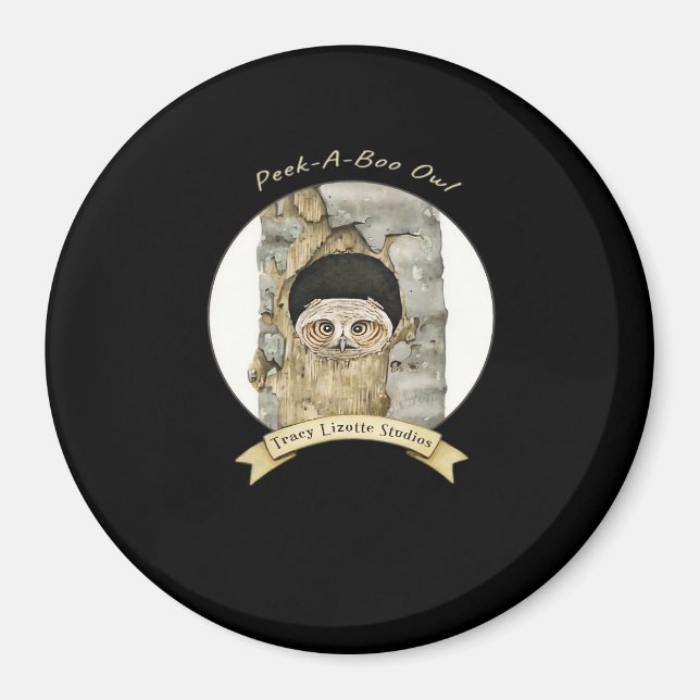 Imán Peekaboo Meme Design for Halloween (Frente)