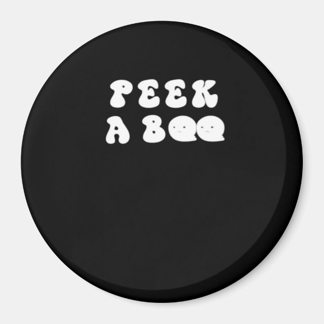 Imán Peekaboo Spooky Slogan (Frente)
