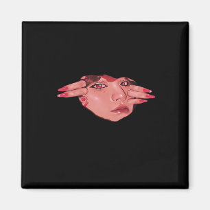 Imán Peekaboo - Vibes Sloth Design