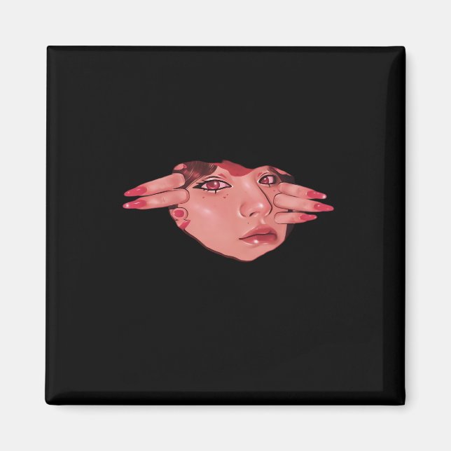Imán Peekaboo - Vibes Sloth Design (Frente)