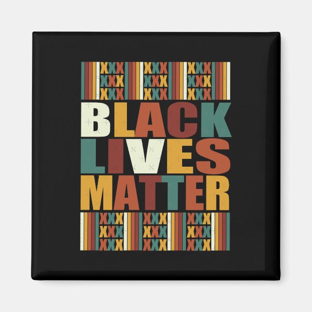 Imán Pegatina Black Lives (Frente)