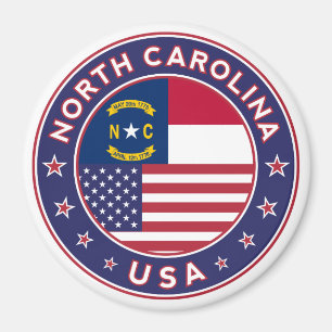 Imán Pegatina de Carolina del Norte, estuche de teléfon