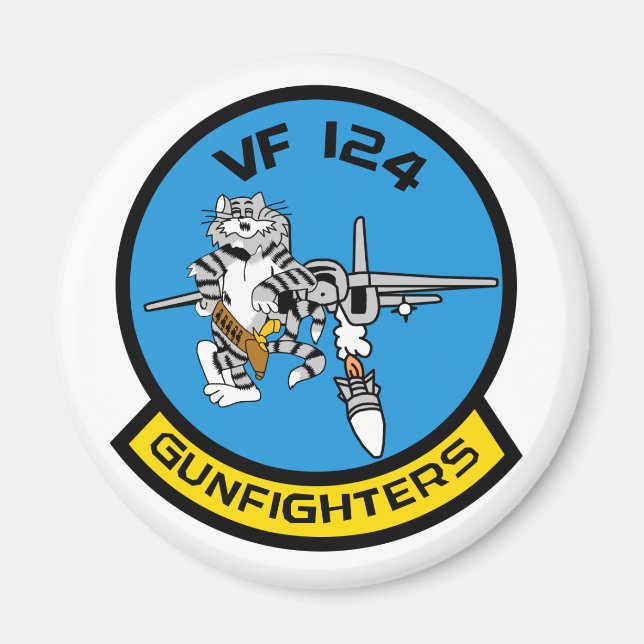 Imán Pegatina de caza de pistoleros VF-124 (Frente)