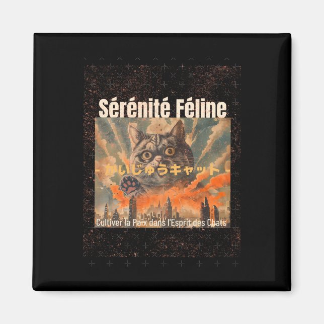 Imán Pegatina De Copie De Meow Wellness (Frente)