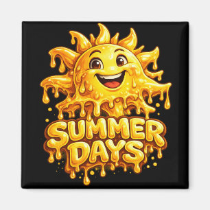 Imán Pegatina de días de verano