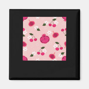 Imán Pegatina de margarita con flores de cerezo rosa gr