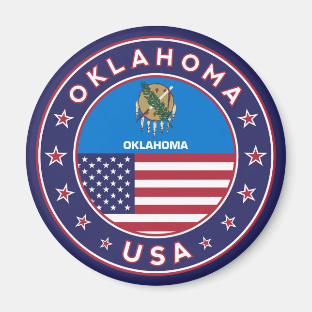 Imán Pegatina de Oklahoma, estuche de teléfono (Frente)