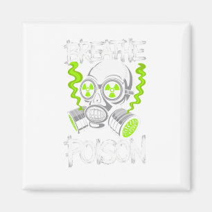 Imán Pegatina de Toxic Skull Drifter
