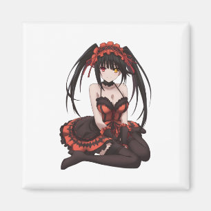 Imán Pegatina de Waifu Kurumi Tokisaki
