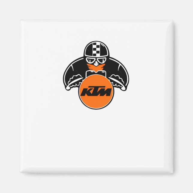 Imán Pegatina del logotipo de Ktm4 (Frente)