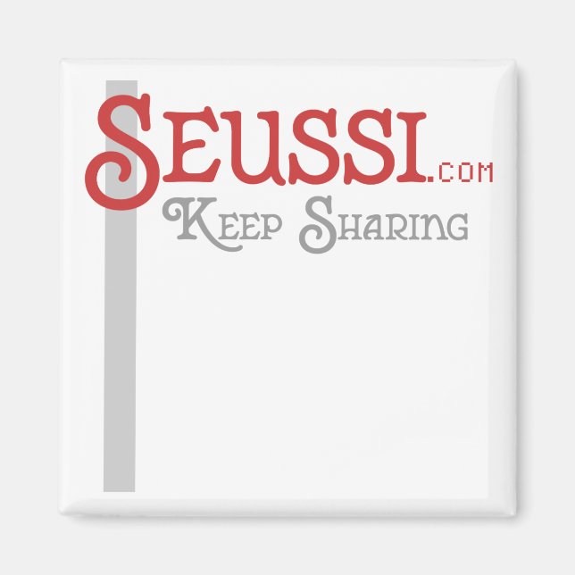 Imán Pegatina Seussi 2 (Frente)