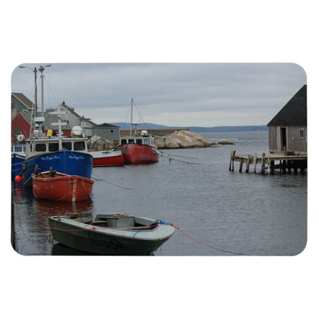 Imán Peggy's Cove (Halifax, Nueva Escocia) (Horizontal)