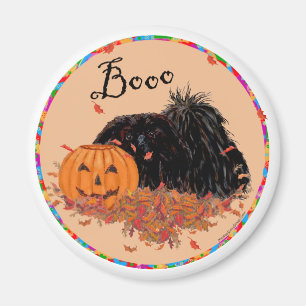 Imán Pekingese Halloween