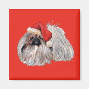 Imán Pekingeses en Navidad