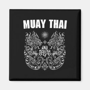 Imán Pelea de Muay Thai Mma Tatuaje Boxeo de patadas de