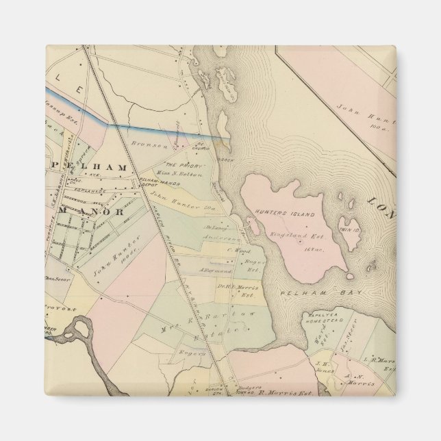 Imán Pelham, Pelham Manor, Nueva York (Frente)