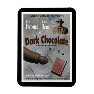 Imán Película de Chocolate Oscuro