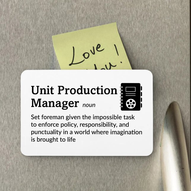 Imán Película de definición de Production Manager de 4" (Subido por el creador)