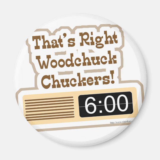 Imán Película de Groundhog (Frente)