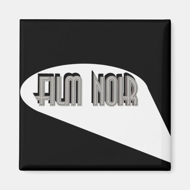 Imán Película Noir ~ Atrapada en el reflector (Frente)