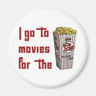 Imán Película Popcorn