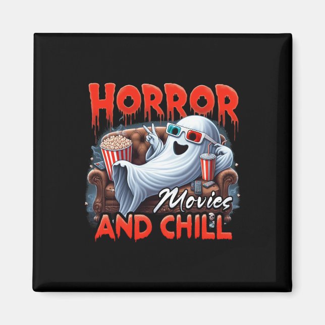 Imán Películas De Horror Y Amantes De Película Fantasma (Frente)