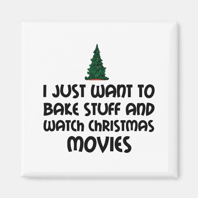 IMÁN PELÍCULAS DE LOS NAVIDADES DE BAKE STUFF WATCH (Frente)