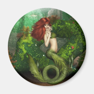Imán pelirrojo de la sirena
