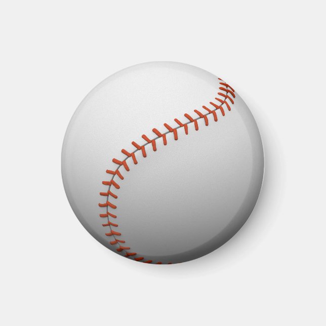 Imán pelota de béisbol 3D (Frente)