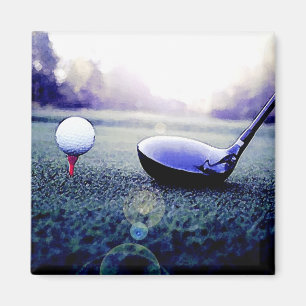 Imán Pelota de golf y bote