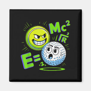 Imán Pelota De Tenis Y Pelota De Golf Duo Math
