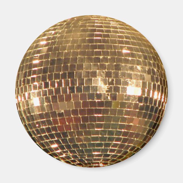Imán Pelota disco espejada 2 (Frente)