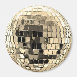 Imán Pelota Disco - Oro