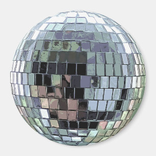 Imán Pelota Disco - Plata