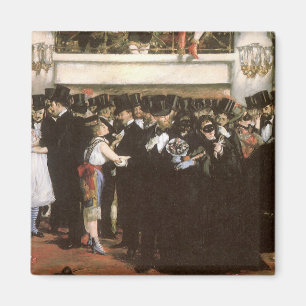 Imán Pelota enmascarada en la ópera de Edouard Manet