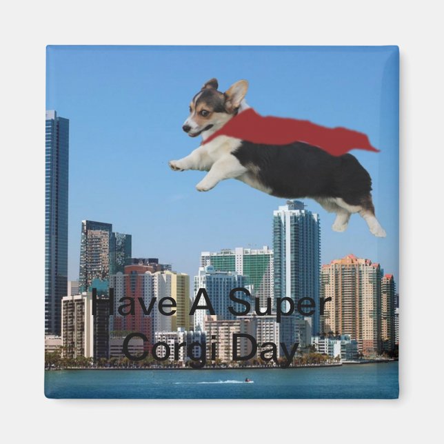 Imán pembroke welsh corgi (Frente)