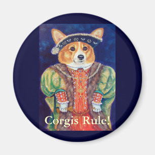 Imán Pembroke Welsh Corgi King Magnets