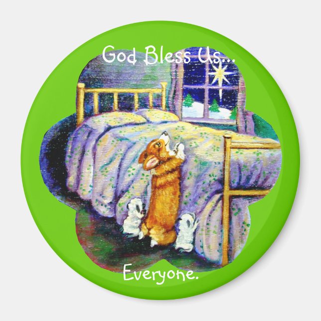 Imán Pembroke Welsh Corgi Magnet (Frente)