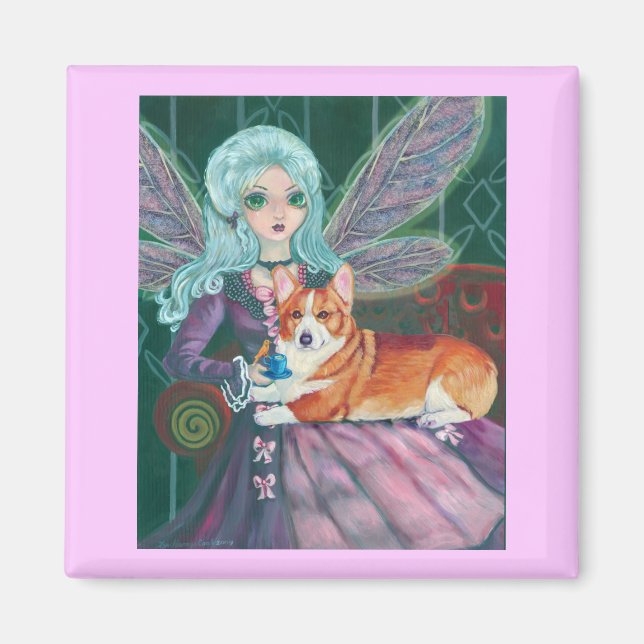 Imán Pembroke Welsh Corgi Magnets (Frente)