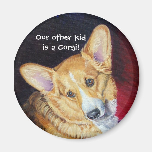 Imán Pembroke Welsh Corgi Magnets (Frente)