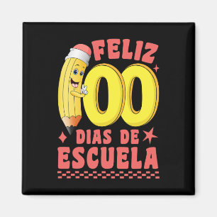 Imán Pencil Feliz 100 Dias De Escuela Groovy 100 días S