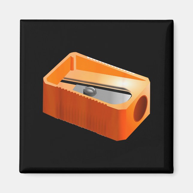 Imán Pencil Sharpener Funny Office School Supplies Cost (Frente)