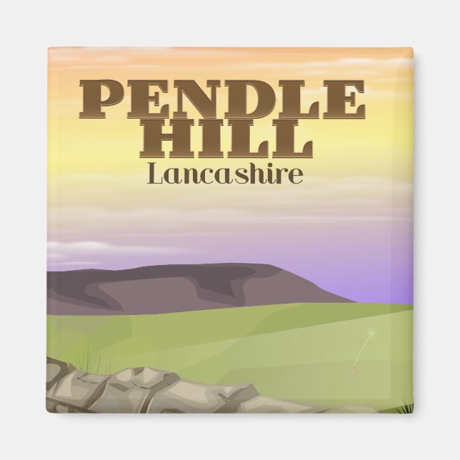 Imán Pendle Hill Lancashire (Frente)