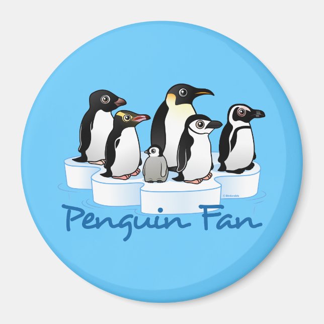 Imán Penguin Fan (Frente)