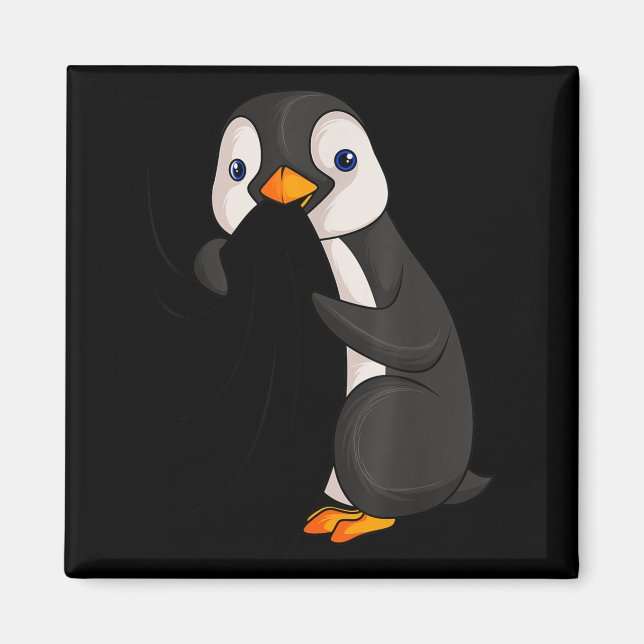 Imán Penguin Lover Kids Girl Women Men  (Frente)