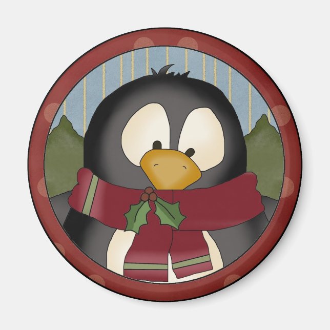 imán Penguin para navidades (Frente)