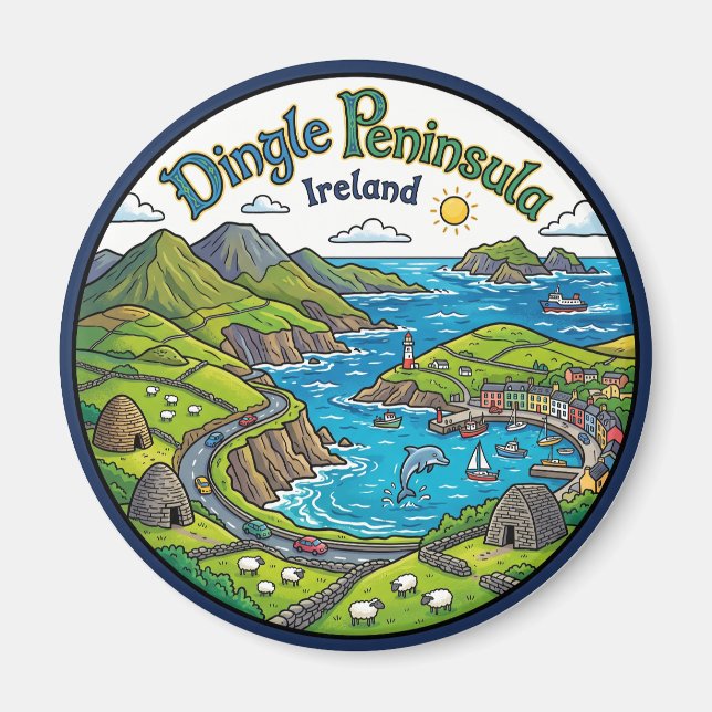 Imán Península de Dingle Irlanda (Frente)