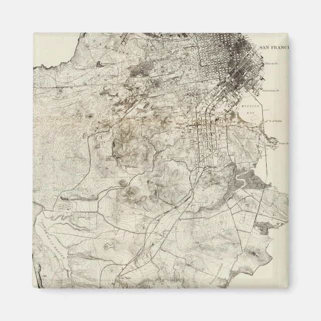 Imán Península de San Francisco (Frente)