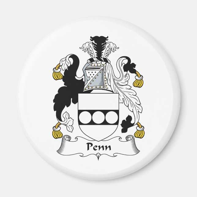 Imán Penn Family Crest (Frente)